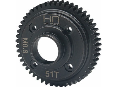 TUDR51M08 51t 32 Pitch Mod 0.8 Steel Spur Gear UDR