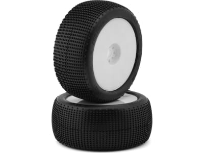 TZOTZT402USW 402 1 / 8 Truggy Pre-Glued Tire Set  White   2   Ultra Soft 