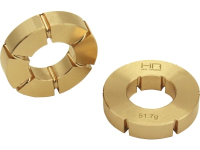 UTBM4628H 51.7g Brass Machete Wheel Weights UTB 1 / 18