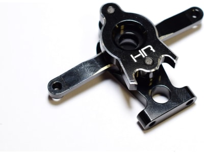 VXS4801 Aluminum Servo Saver Steering Bellcrank  Black  - 1 / 16 TRA