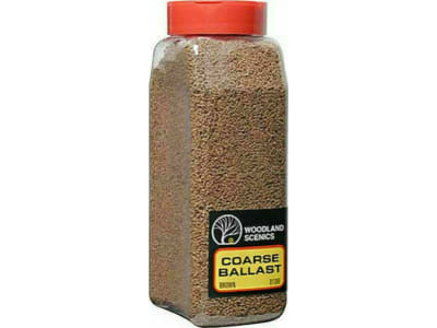WOOB1386 Coarse Ballast Shaker Brown / 50 Cu. In.
