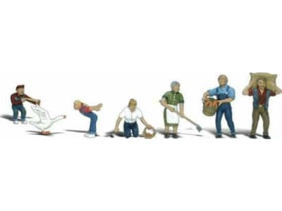 WOOA1857 HO Farm People