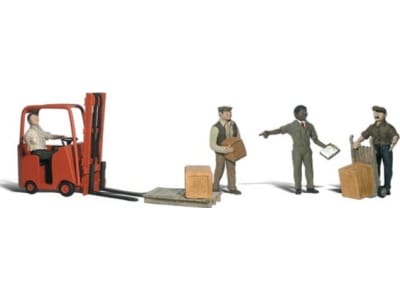 WOOA2192 N Workers w / Forklift