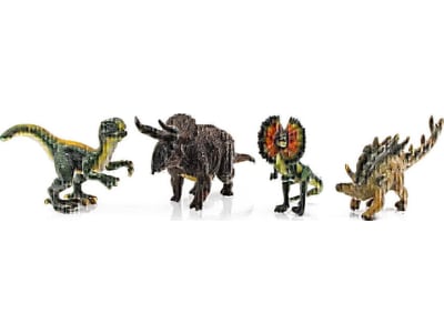 WOOA2869 Ho Dinosaurs Figures 4 Pk