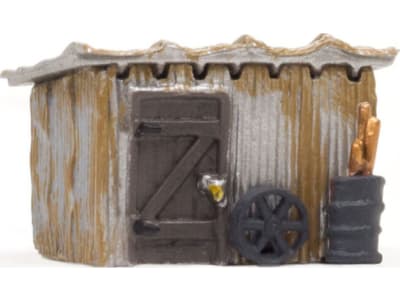 WOOBR4946 N Built-Up Tin Shack