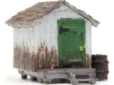 WOOBR4948 N Built-Up Wood Shack