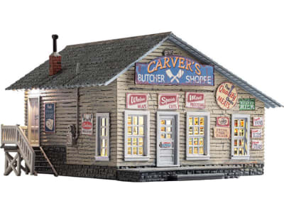 WOOBR5068 HO Carver s Butcher Shoppe