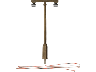 WOOJP5676 HO Street Lights Twin. Lamp 3
