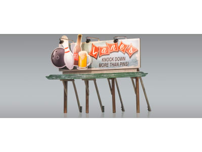 WOOJP5796 HO Lanes Bowling and Bar