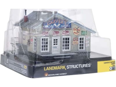 WOOBR5872 O Scale Carver s Butcher Shoppe