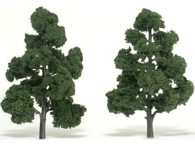 WOOTR1518 Pre-Assembled Tree Medium Green 7-8 inch pack of 2