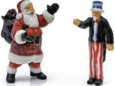 WOOA2864 O Holiday Figures 2 PK