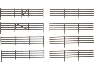 WOOA2982 HO Rail Fence