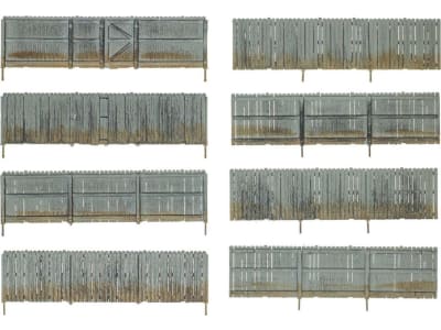 WOOA2985 HO Privacy Fence