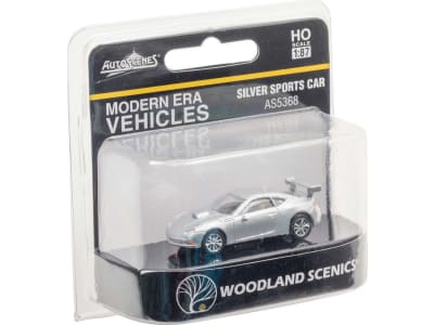 WOOAS5368 HO Silver Sports Car