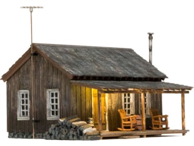 WOOBR5065 Ho B / U Rustic Cabin