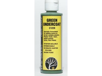 WOOC1228 Woodland Scenics 1228 Earth Color Green Undercoat 8oz