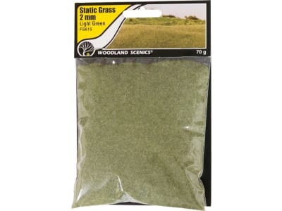 WOOFS615 Static Grass Light Green 2mm  70g 