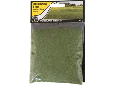 WOOFS618 Static Grass Medium Green 4mm