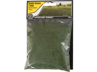 WOOFS621 Static Grass Dark Green 7mm