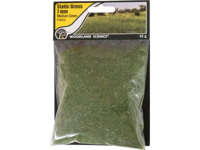 WOOFS622 Static Grass Medium Green 7mm