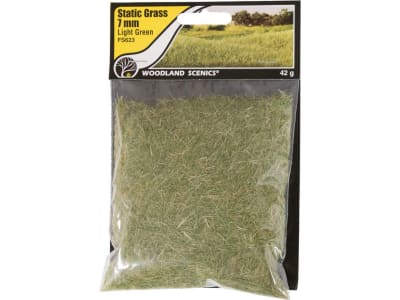 WOOFS623 Static Grass Light Green 7mm