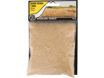 WOOFS624 Static Grass Straw Green 7mm