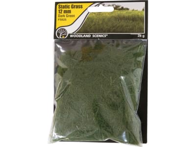WOOFS625 Static Grass Dark Green 12mm