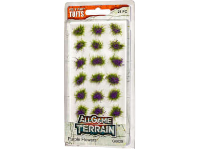 WOOG6628 Purple Flower Tufts