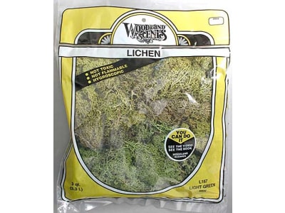 WOOL167 Lichen Bag Light Green Mix / 165 cu. in.