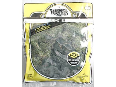 WOOL168 Lichen Bag Dark Green Mix / 165 Cu. In.