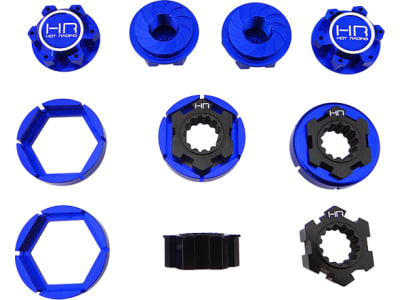 XMX10X06 Aluminum 24mm Hex Hub Wheels Lock Set 6s