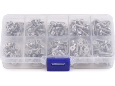 YEA-SSS-400 3mm Stainless Steel Screw Set  400   Flat Head / Button Head 