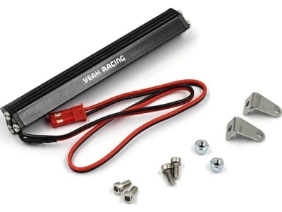YEA-YA-0692BK 1 / 10 Aluminum 85mm Super Bright White LED Light Bar  Black 