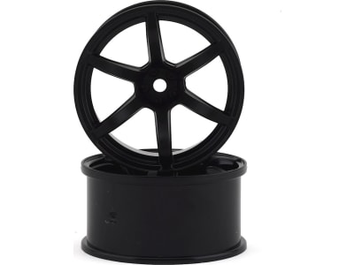 YOKRP-6213B8A 12mm Hex Racing Performer Drift Wheels  Black   2 