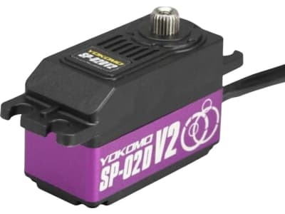 YOKSP-02DV2P Yokomo Sp-02dv2 Steering Servo; Purple  Sp-02dv2p 
