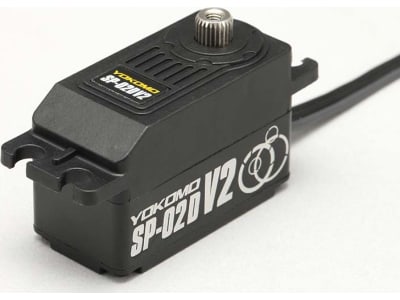 YOKSP-02DV2A Sp-02d V2 Rwd Digital Low Profile Drift Servo  Black 