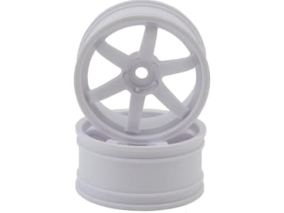 YOKTW5313W5 6-Spoke Drift Wheels  White   2   5mm Offset 