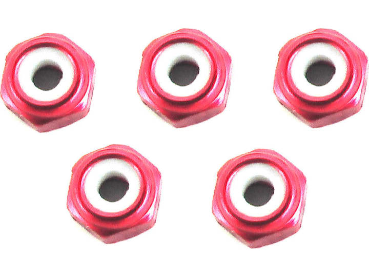 Xspede LNM202 2mm Red Lock Nut 5