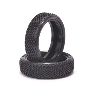 Schumacher Splinter 1:10 2WD Front Tires Yellow Compound