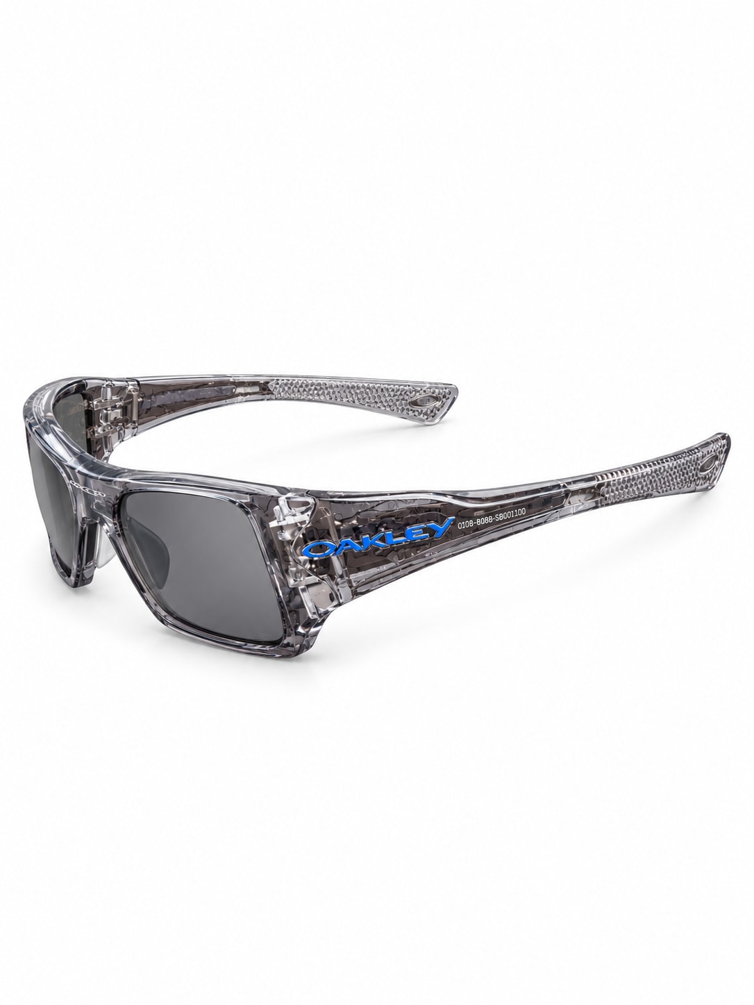 OAKLEY CLEAR SMOKE MIRROR SPORTS SUNGLASSES
