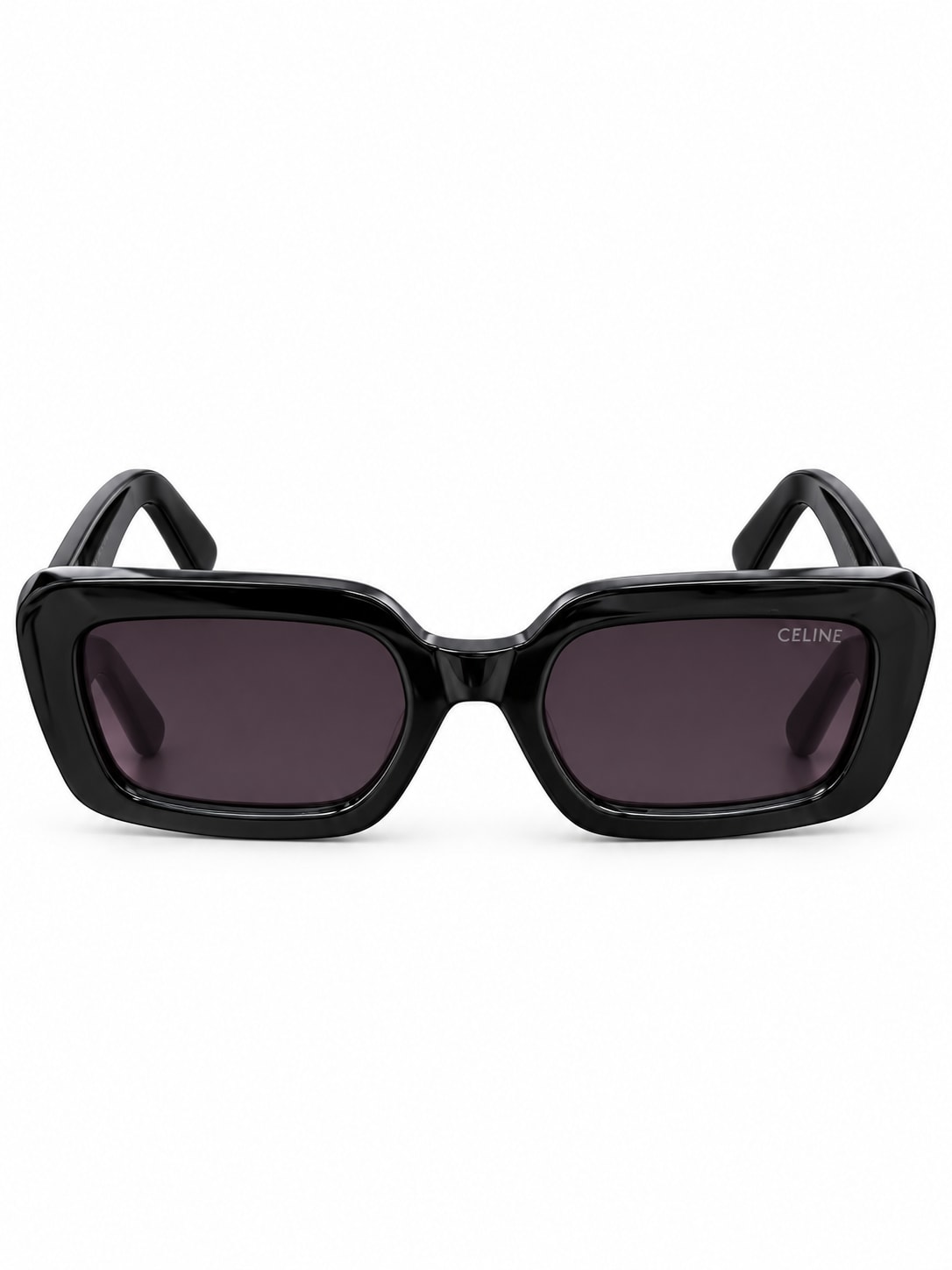 CELINE BLACK PURPLE SQUARE SUNGLASSES