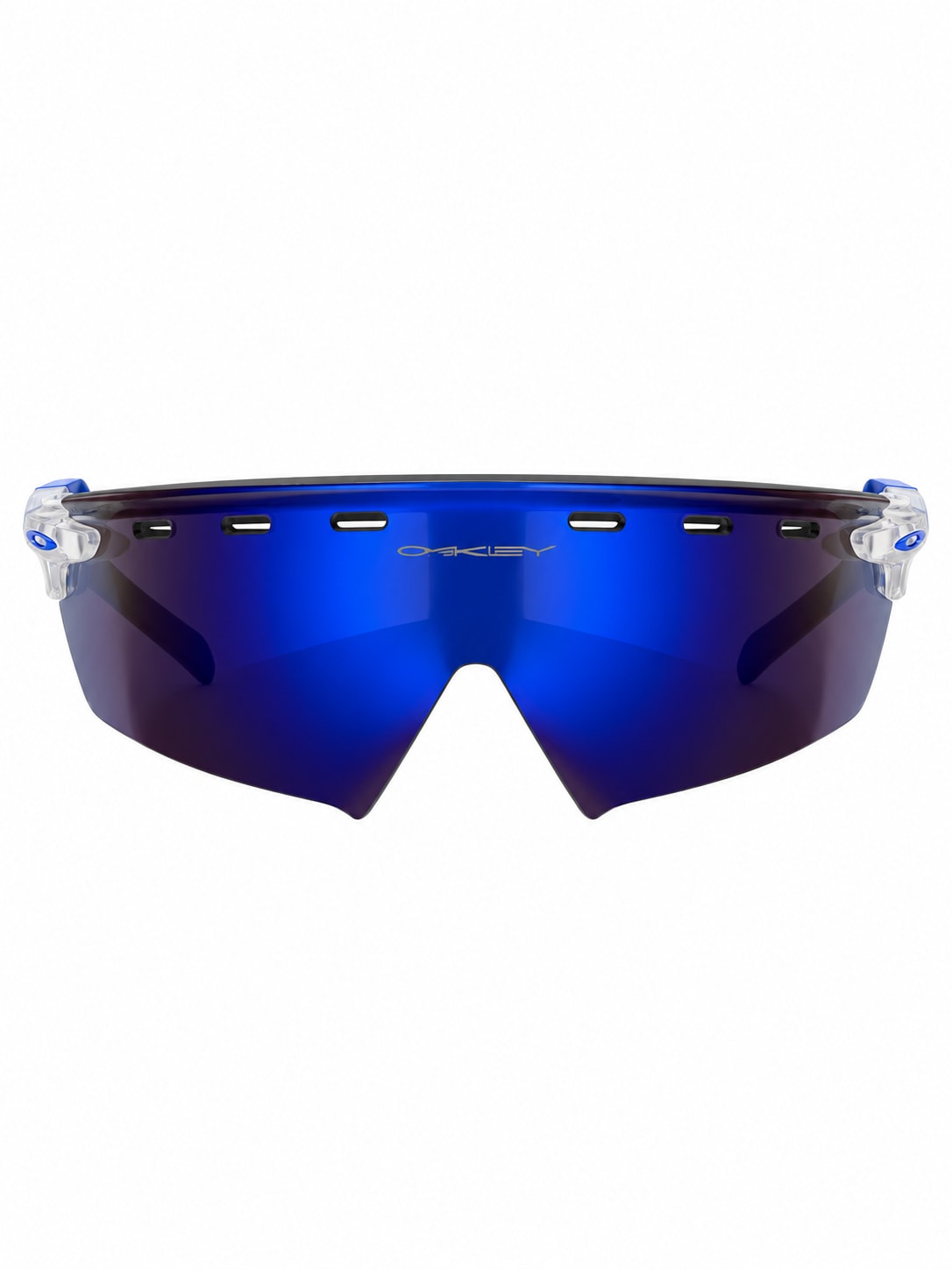 OAKLEY CLEAR BLUE VENTED SHIELD SUNGLASSES
