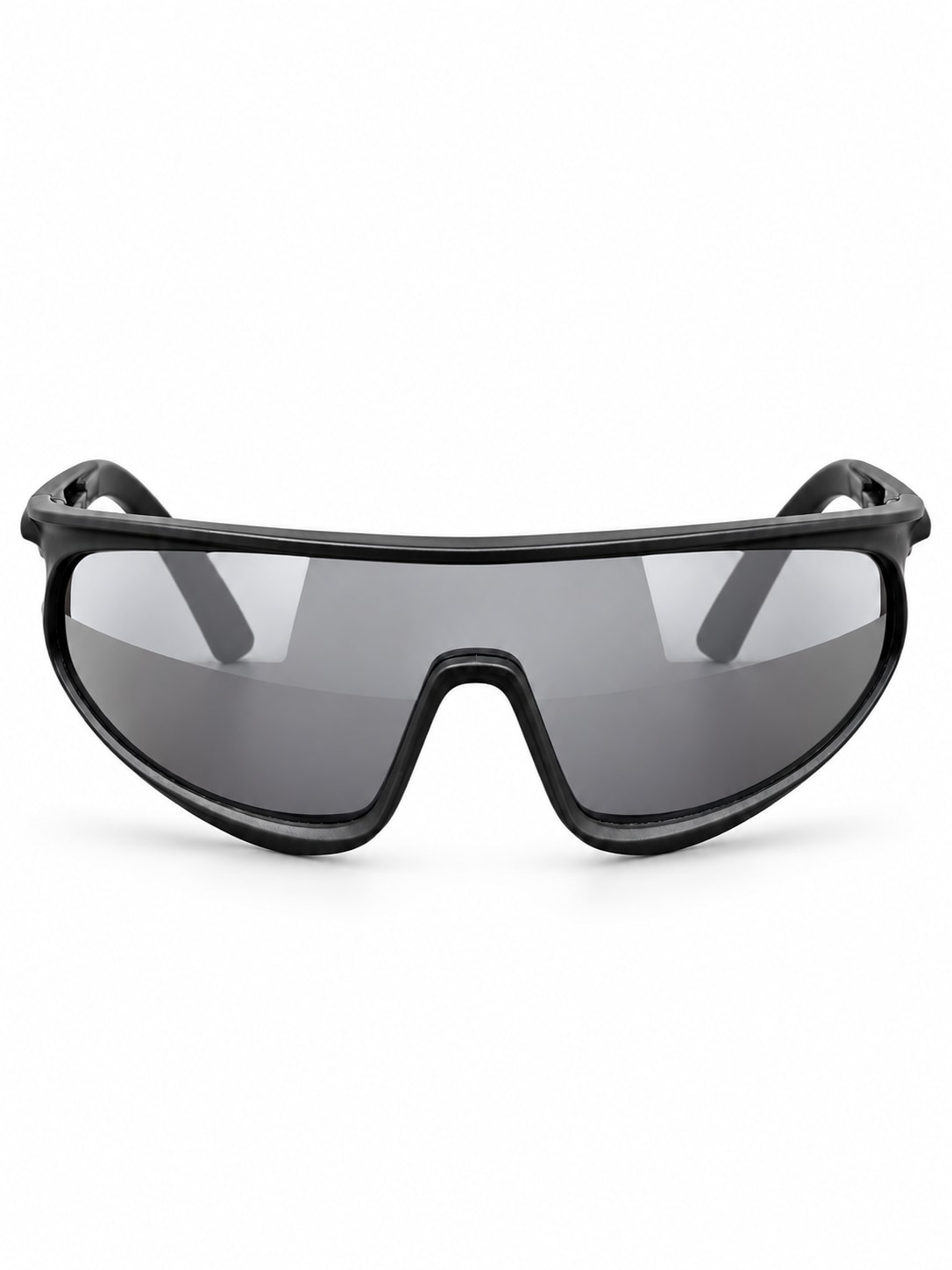 OAKLEY BLACK SILVER MIRROR SHIELD SUNGLASSES