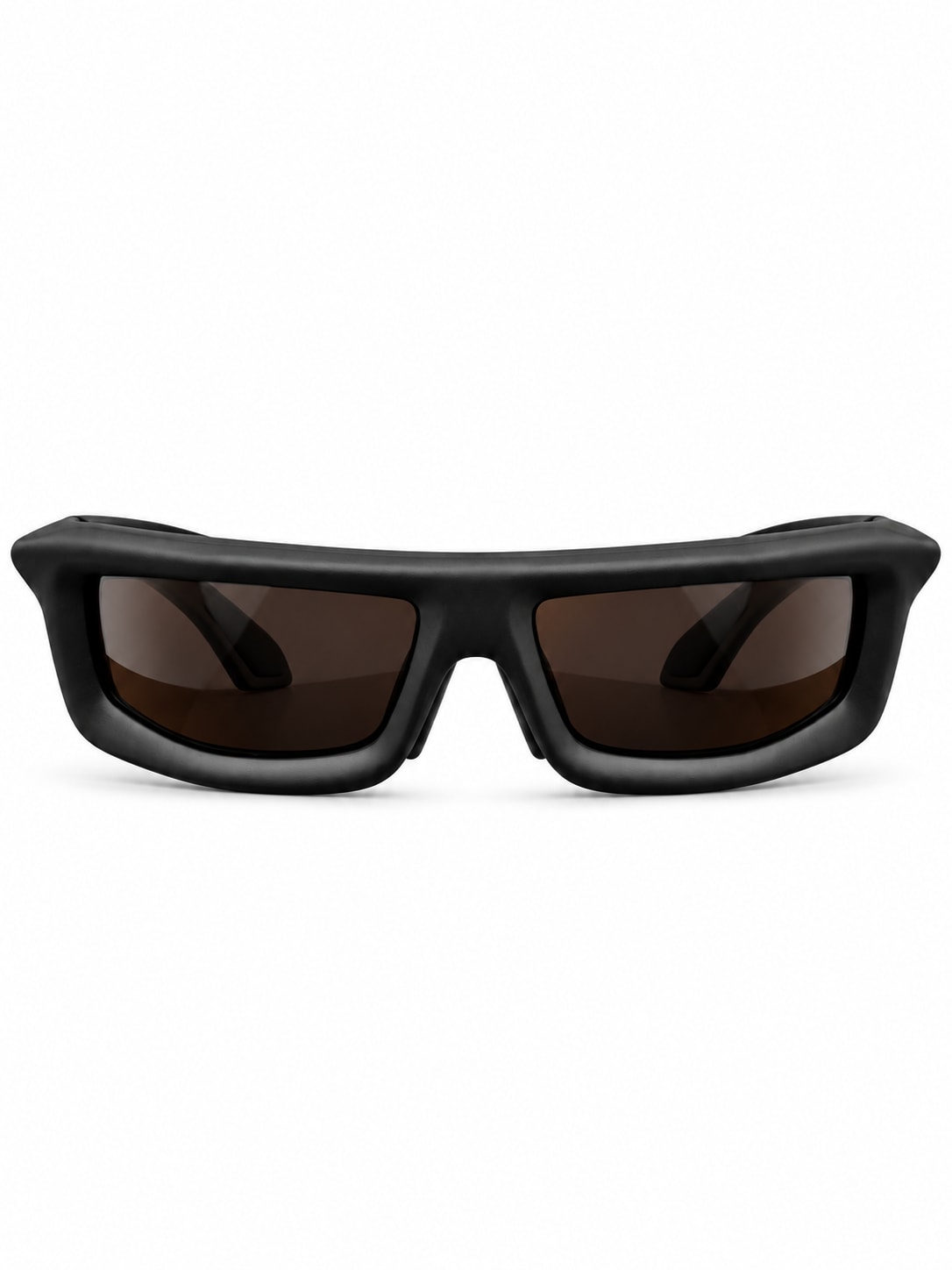 OAKLEY BLACK BROWN LOW RECTANGLE SPORTS SUNGLASSES