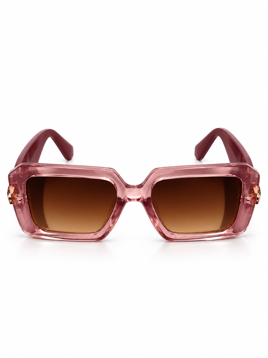 BVLGARI SERPENT - GEOMETRIC SQUARE (PINK/BURGUNDY)