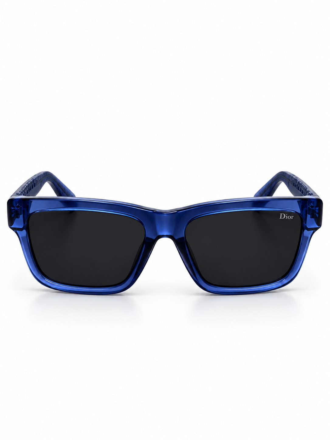 DIOR DIORXPLORER S2I RECTANGULAR SUNGLASSES (BLUE CRYSTAL / BLACK)