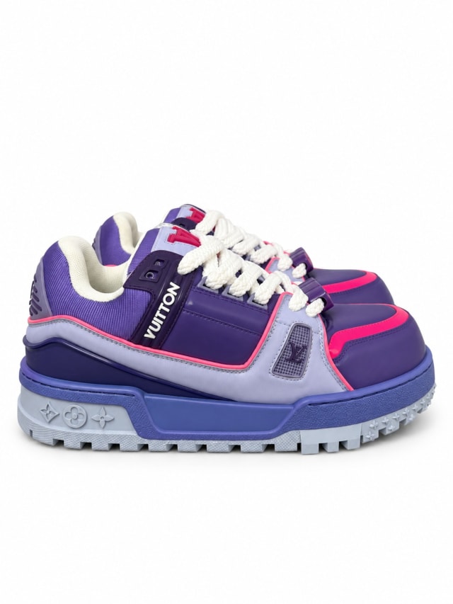 LOUIS VUITTON LV TRAINER SNEAKER — BLUE / PURPLE