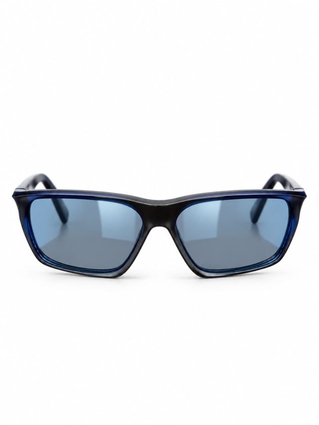OAKLEY NAVY BLUE SQUARE SPORTS SUNGLASSES