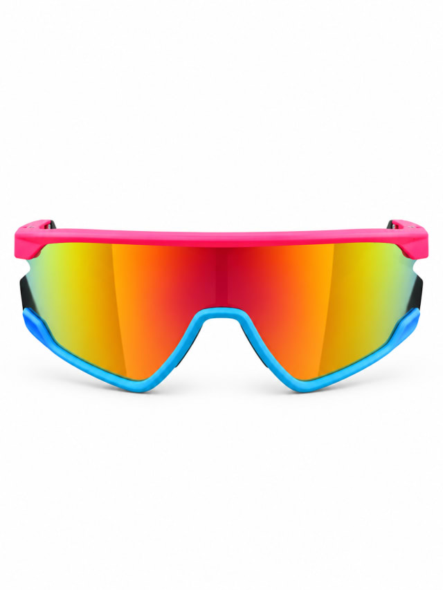 OAKLEY PINK RAINBOW SHIELD SPORTS SUNGLASSES